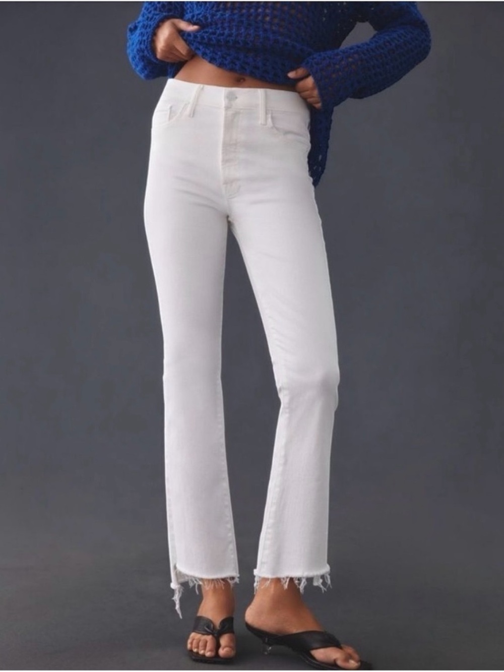 Mother THE INSIDER CROP STEP FRAY